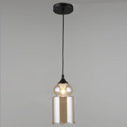 Подвес N4819/1HQ BK+AM черный 1х40W E27 d120 h800